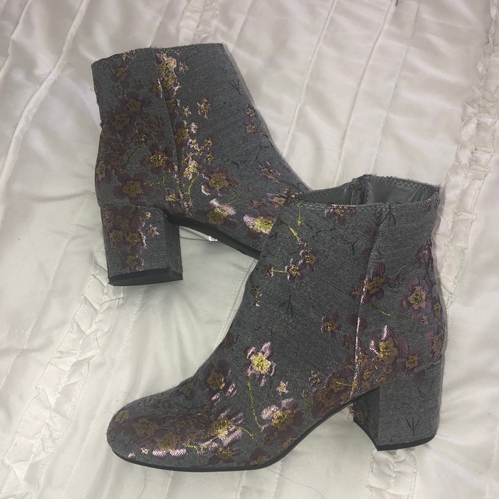 Beautiful floral booties